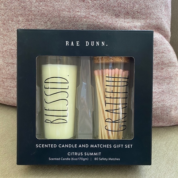 Rae Dunn Other - Rae Dunn candle and matches set